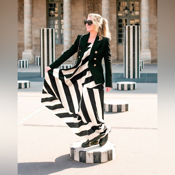 Tory Burch Dresses & Skirts - NWT $598 Tory Burch Wide Stripe Long Dress